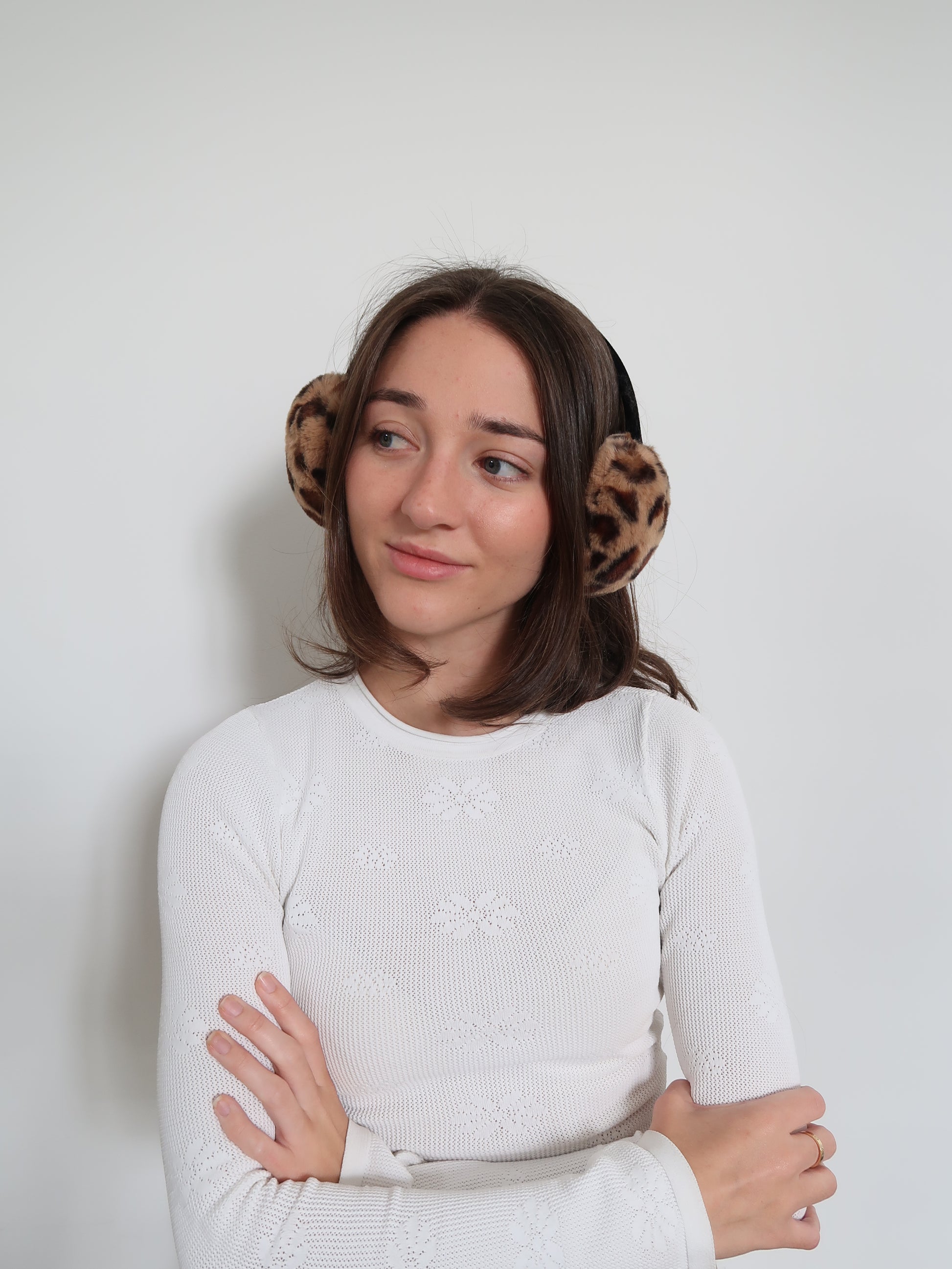 EAR MUFFS - BROWN-BLACK EM1