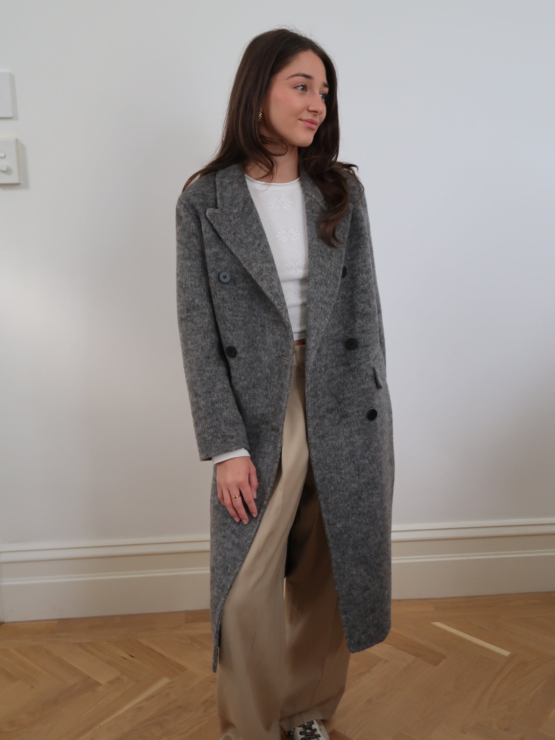 TRENCH COAT - GREY