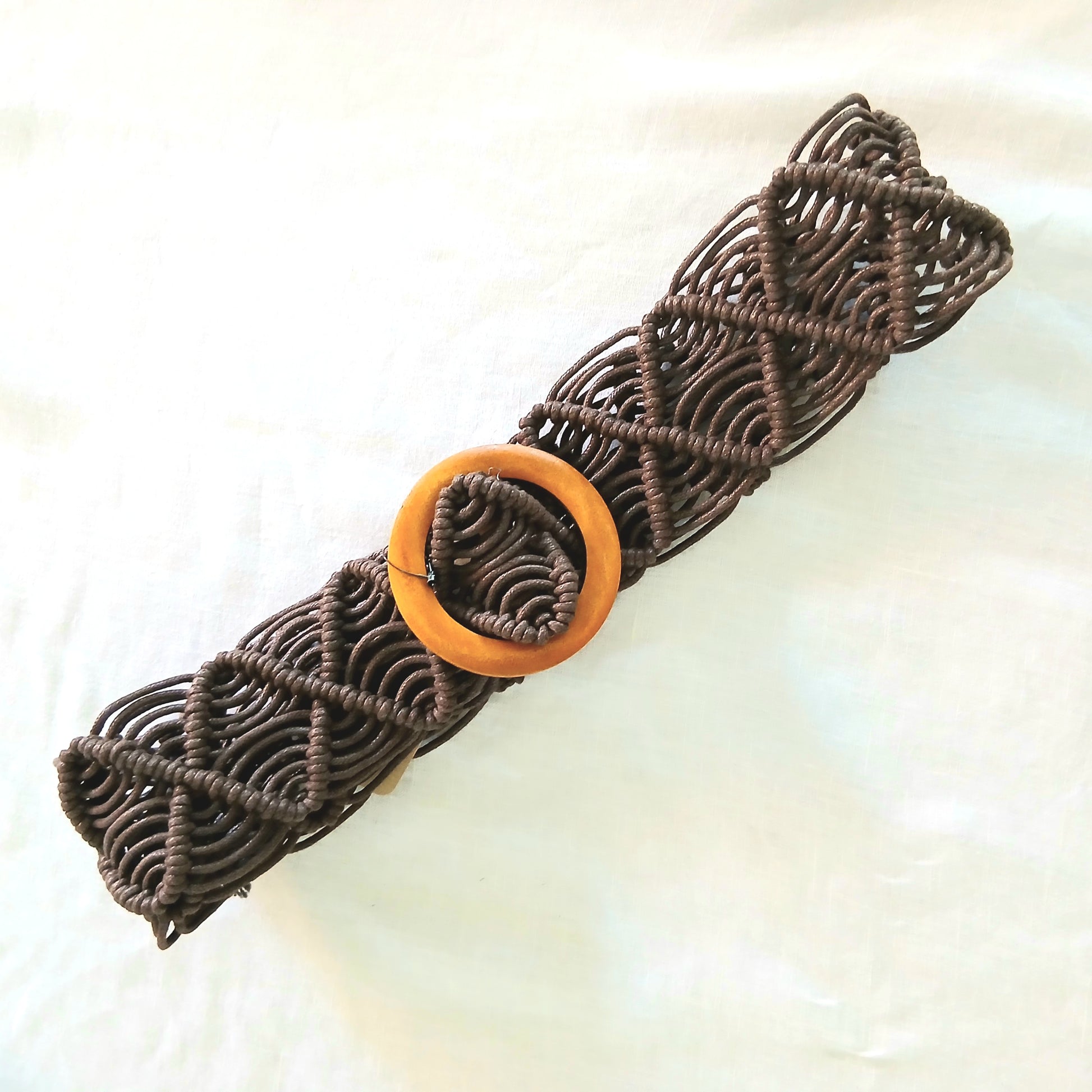 PRE-ORDER Webbed Boho Belt with Buckle B022