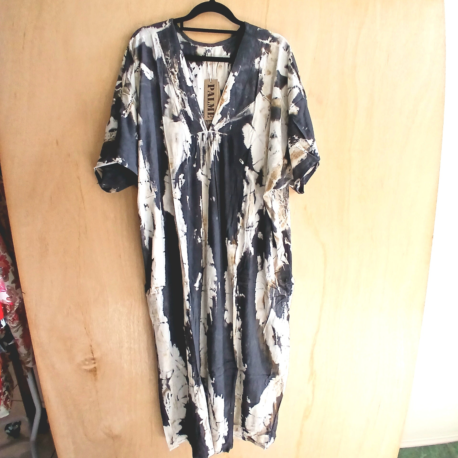 PRE-ORDER Viscose Tie-Dye Kaftan Dress 64993