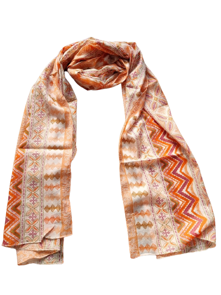 Beautiful Ethnic Pattern Cotton Scarf ZS-1037