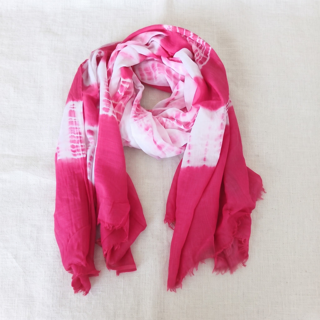 Boho Dip-Dye Tie-Dye Lightweight Scarf 65710