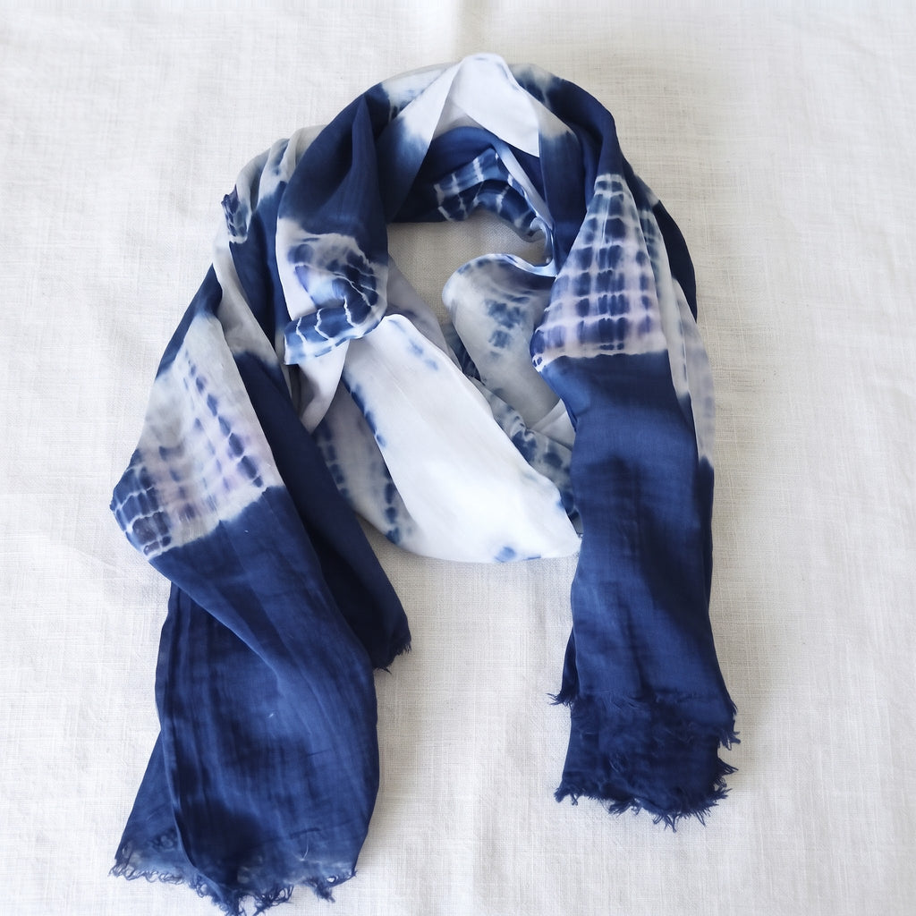 Boho Dip-Dye Tie-Dye Lightweight Scarf 65710