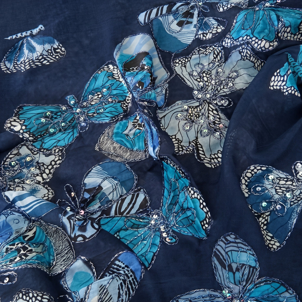Butterfly Print Lightweight Summer Scarf 44288