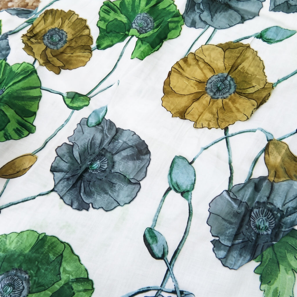 Large Poppy Cotton Scarf 64899-0800