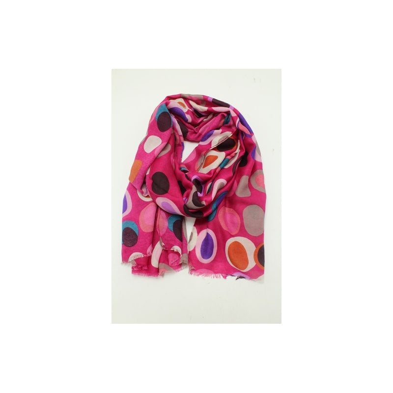 Two Toned Dotted Viscose Scarf - 65357