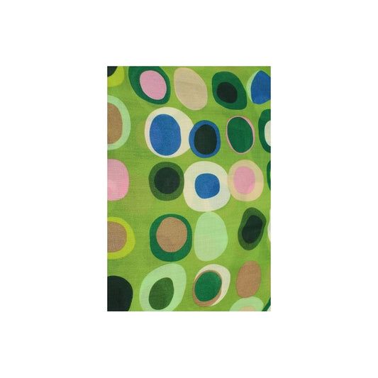 Two Toned Dotted Viscose Scarves - Vert Fonce