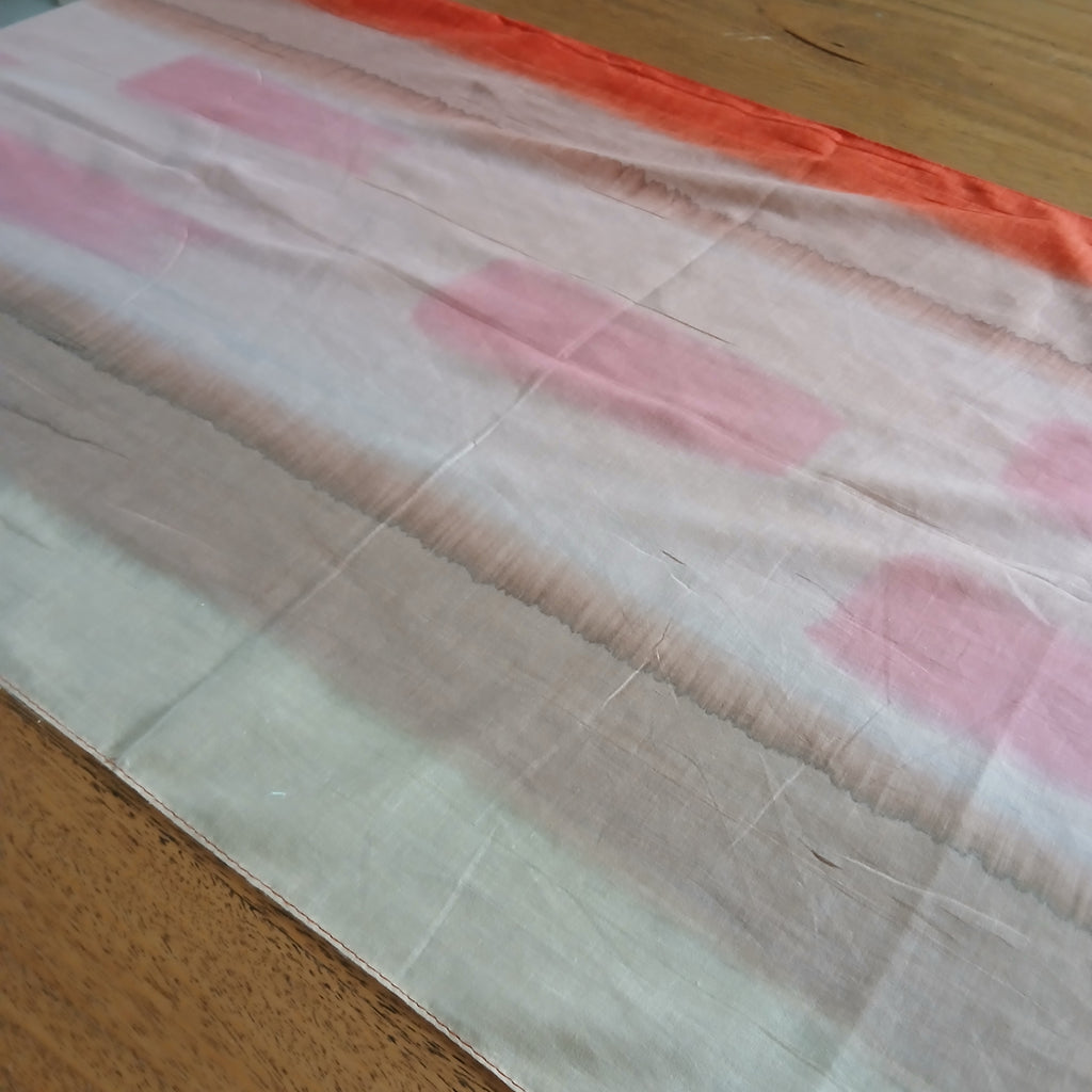 Striped and Blended Colour - Pure Cotton Scarf 14446