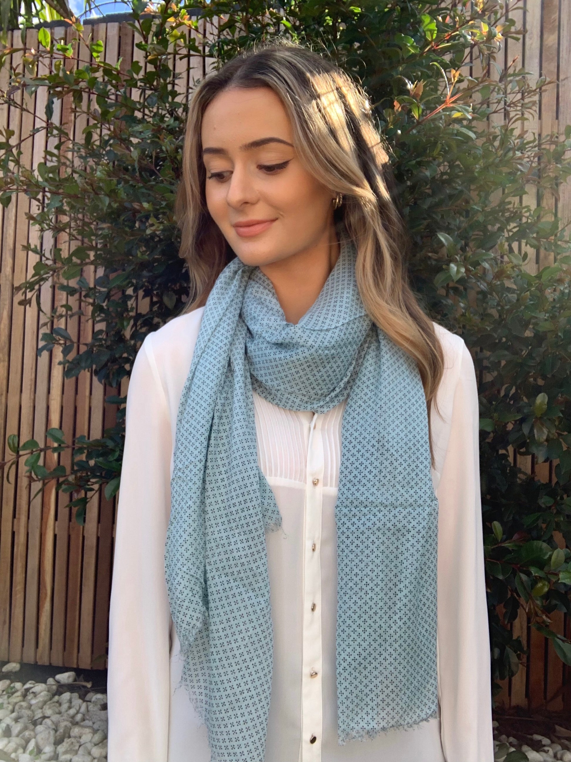 Cotton Printed Scarf - 15329