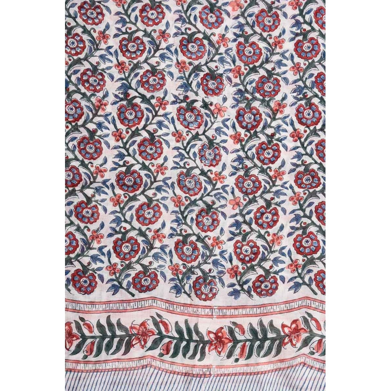 Palme Square Cotton Block Print - 66447