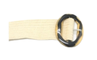 Braided Polyester Belt With Tortie Buckle - 61910