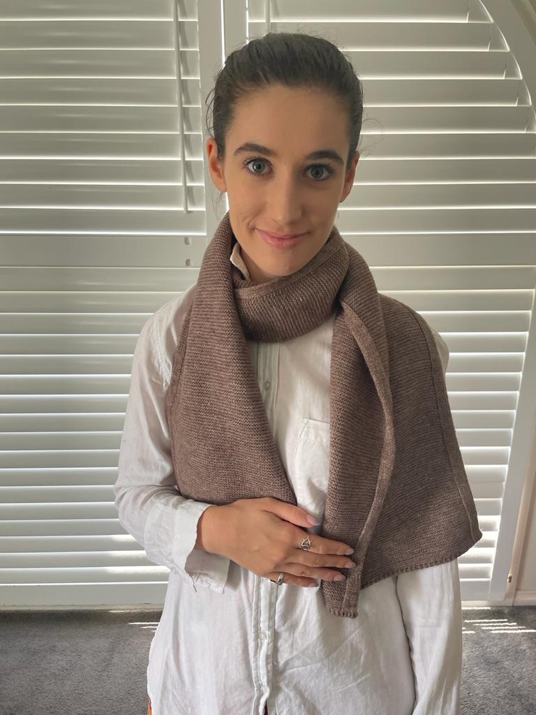 Classic Honeycomb Narrow Rib Scarf 332330