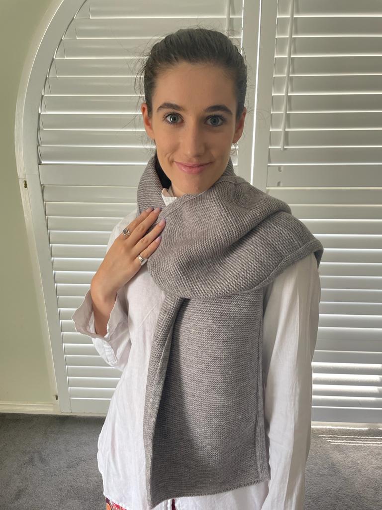 Classic Honeycomb Narrow Rib Scarf 332330