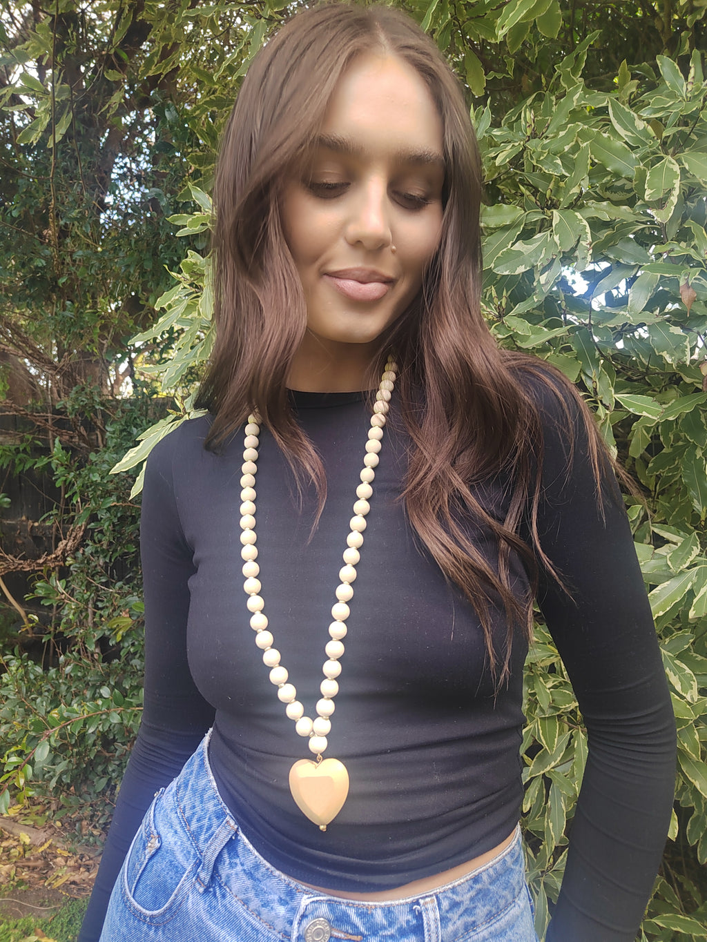 Chunky Heart Necklace 22-0962