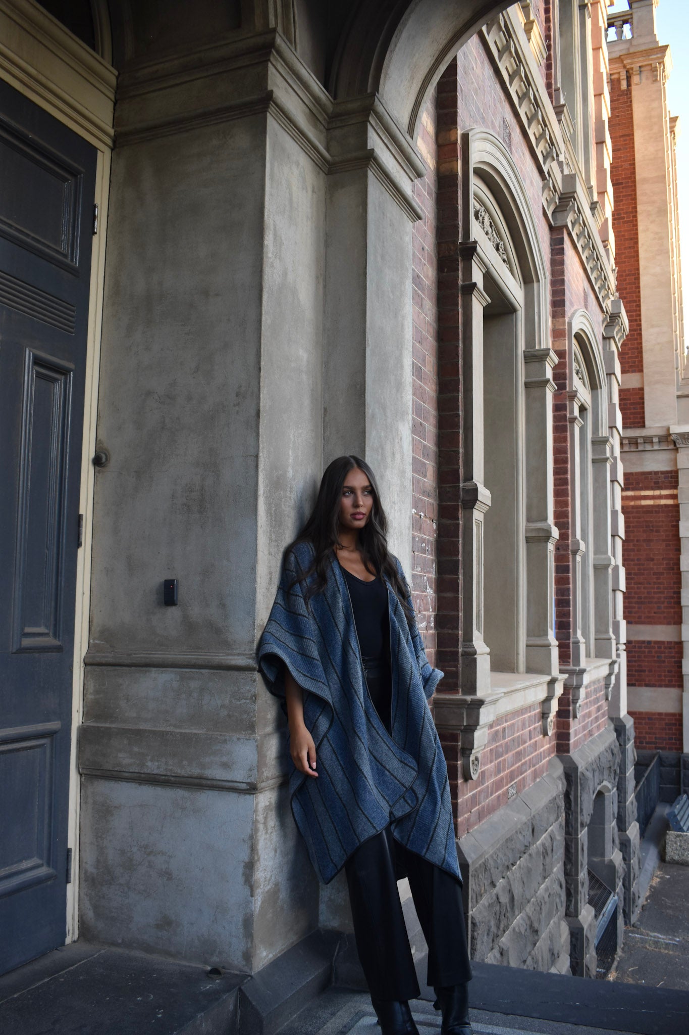 Pre-Order Long Winter Poncho 332741