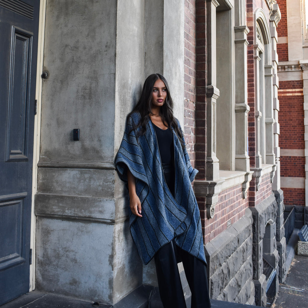 Pre-Order Long Winter Poncho 332741