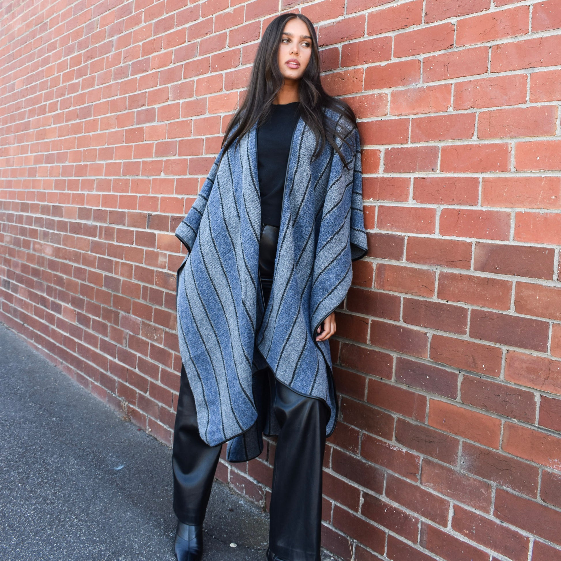 Pre-Order Long Winter Poncho 332741