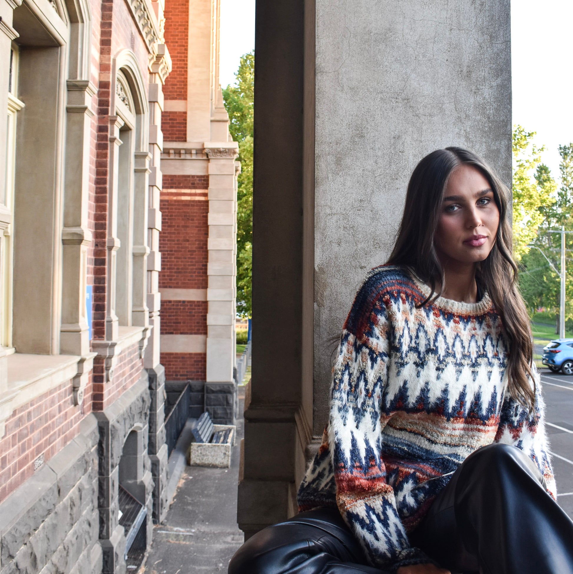 Pre-Order Knitted Striped Jumper 24175