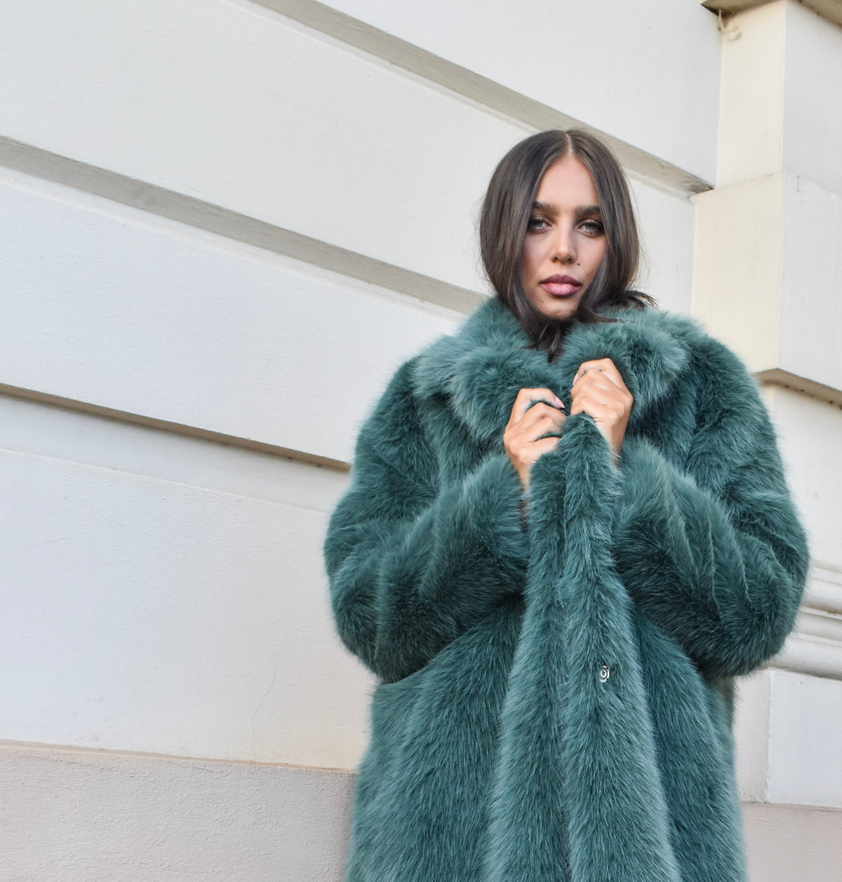 PRE-ORDER Faux Fur Long Coat KRE1176