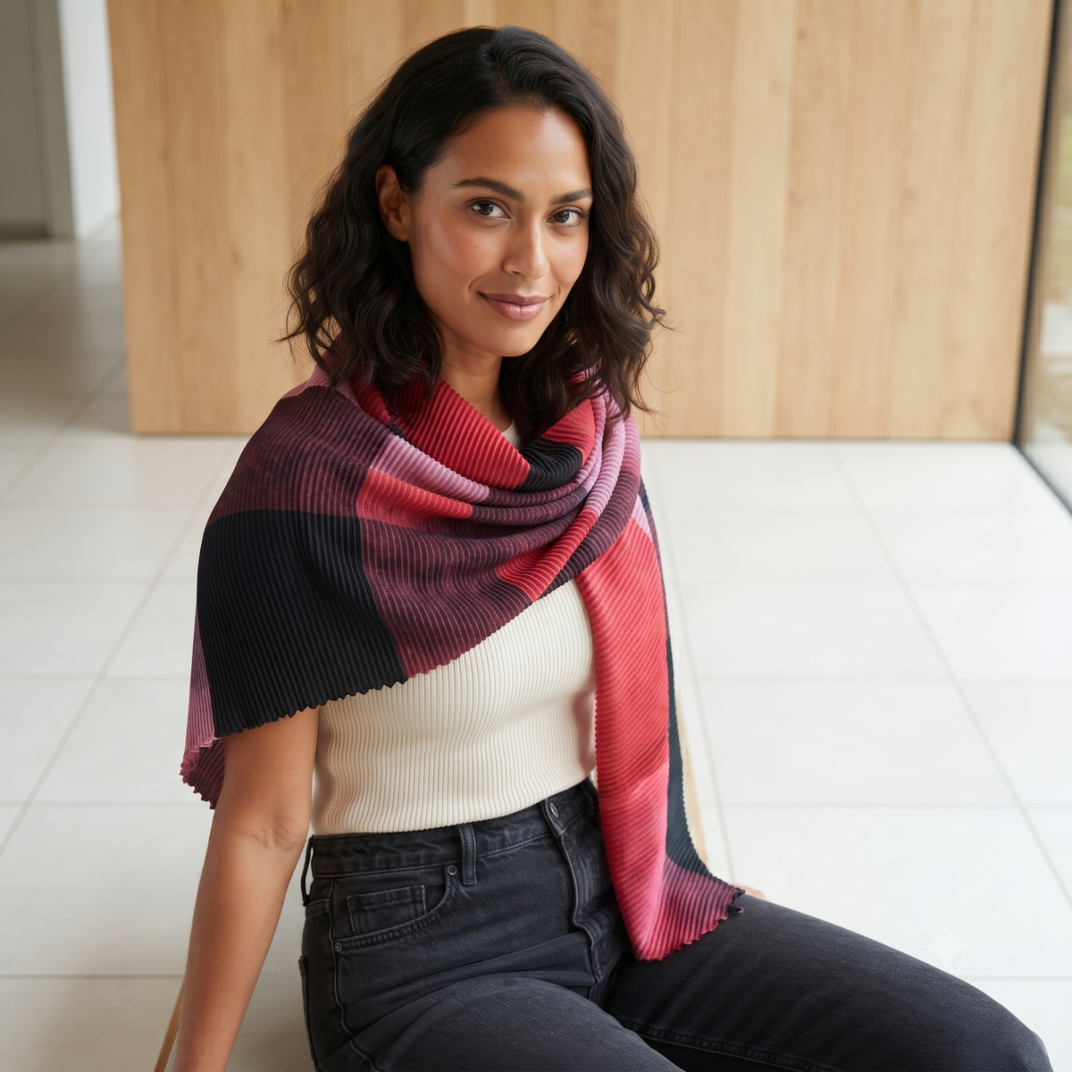Crinkle Soft Touch Scarf - 332279