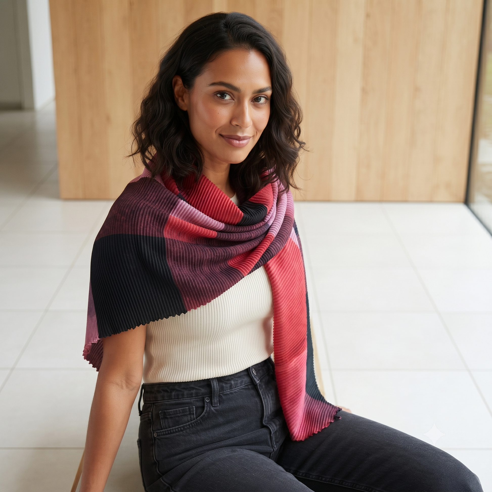 Crinkle Soft Touch Scarf - 332279
