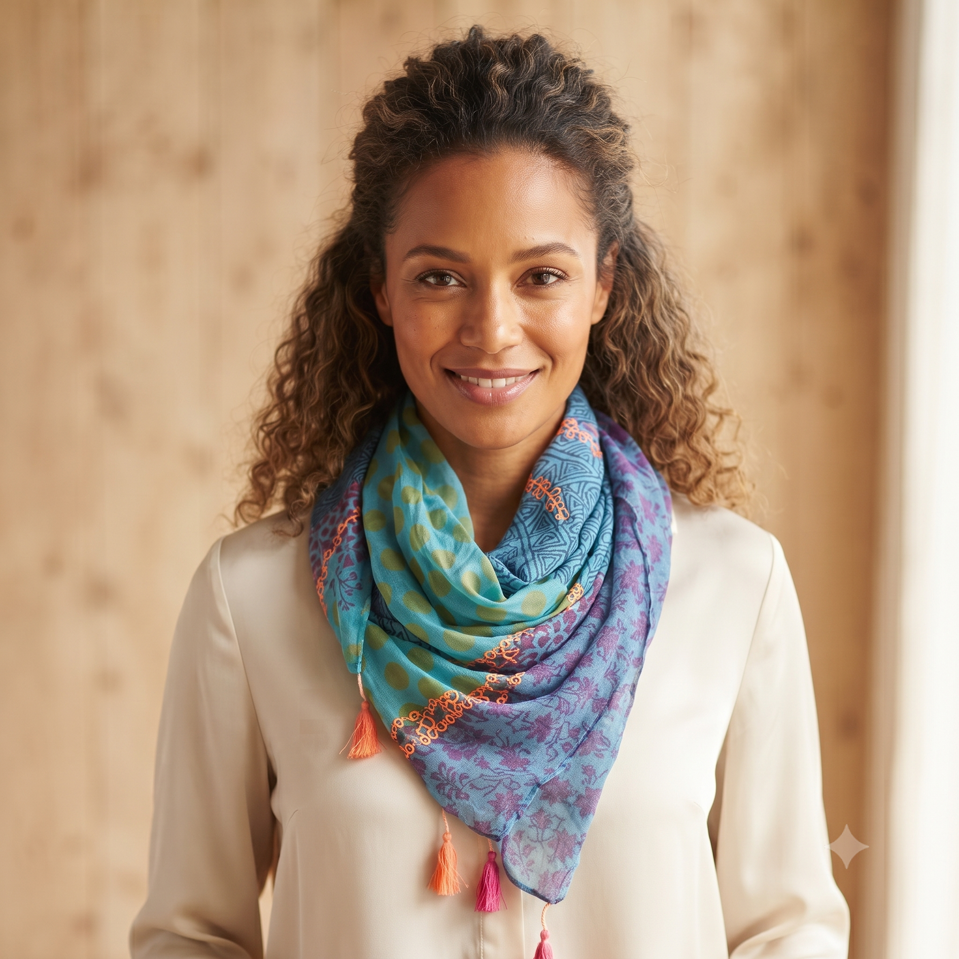 PRE-ORDER Block Print Scarf 67222