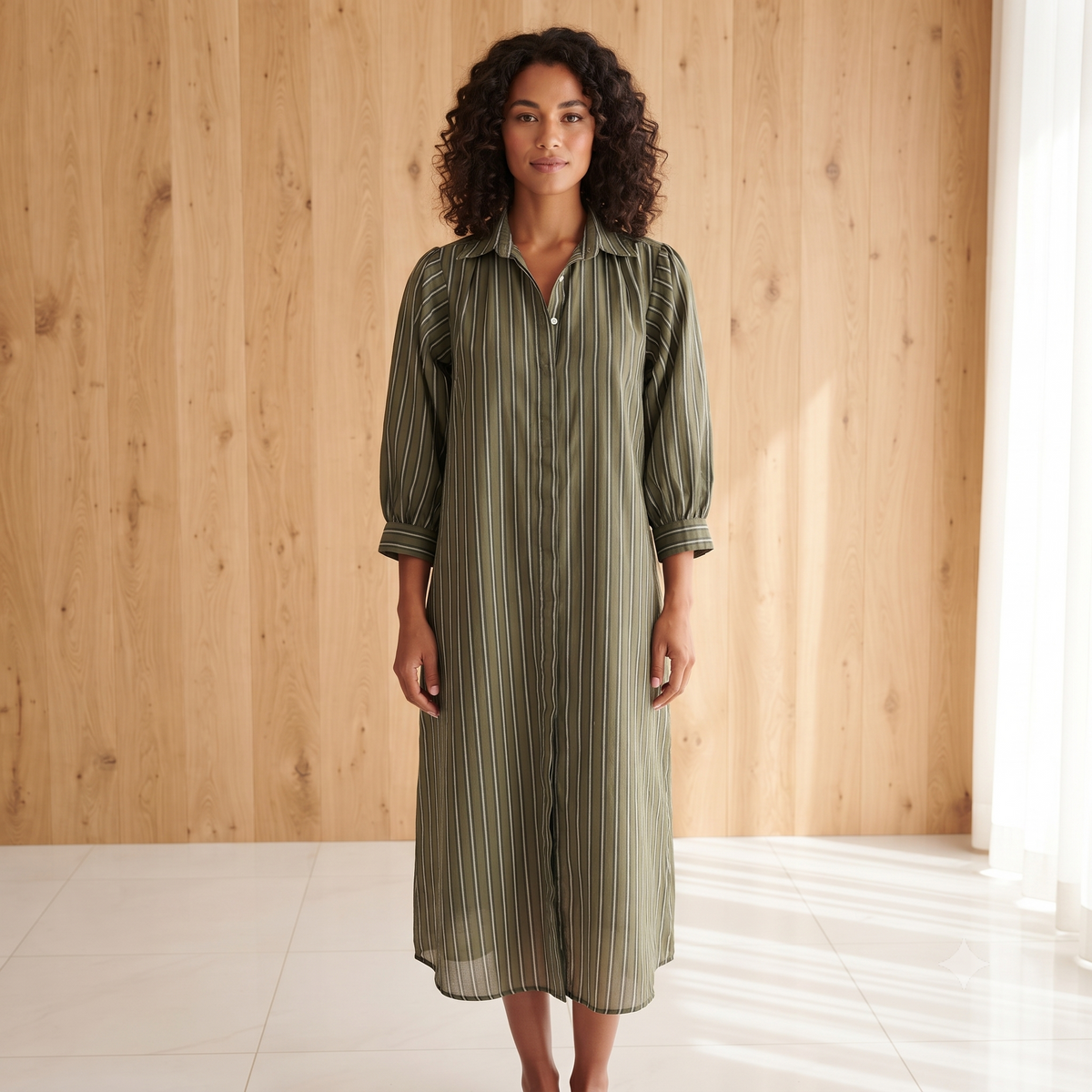 PRE-ORDER - Shirt /Dress Ballon 3/4 Sleeves 67815