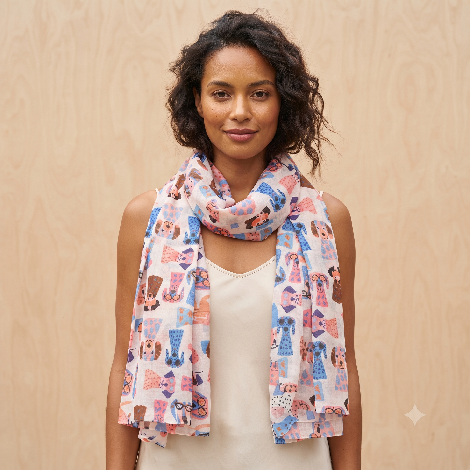 PRE-ORDER Dog Pets Printed Cotton Scarf 67994