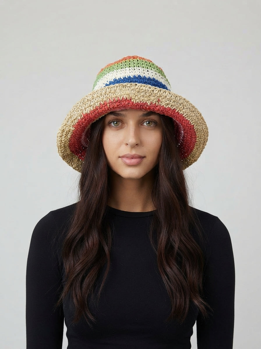 Soft Summer Beach Hat - 7236