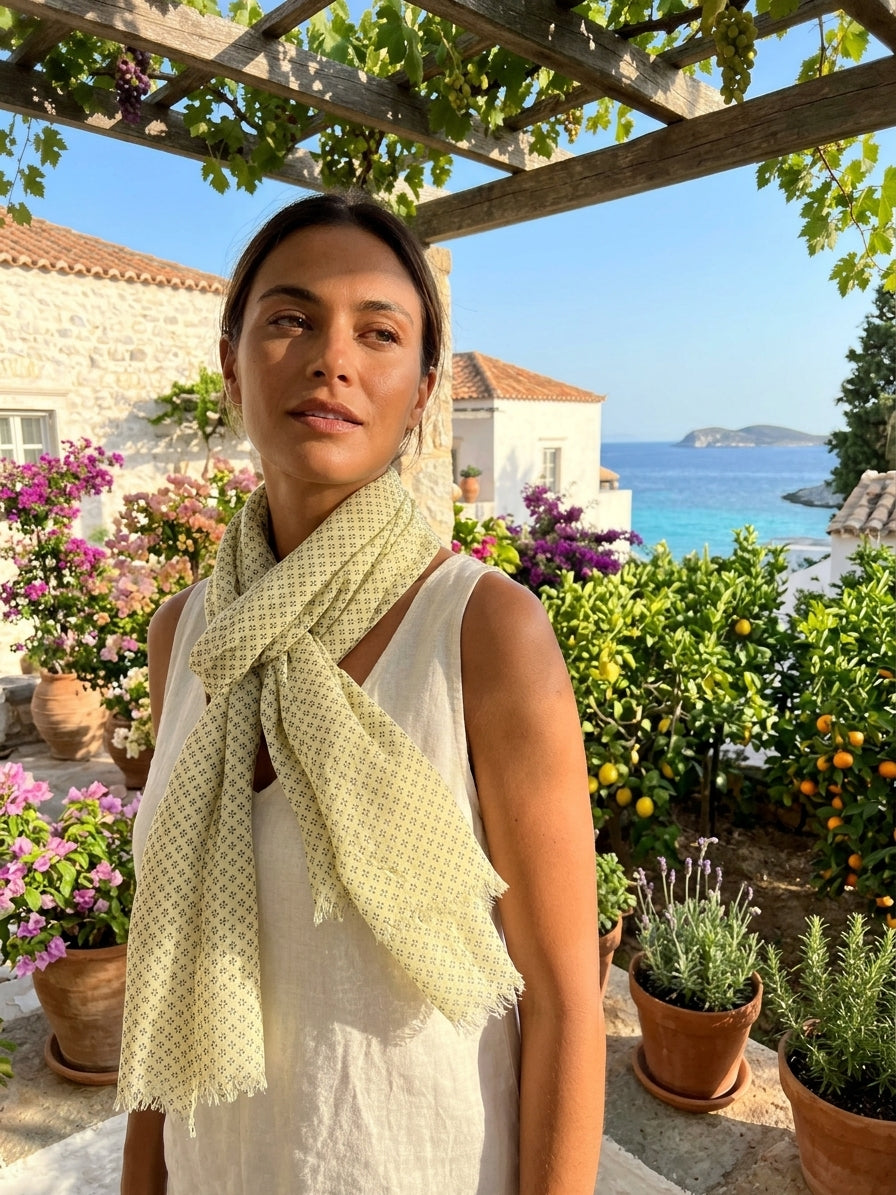 Cotton Printed Scarf - 15329