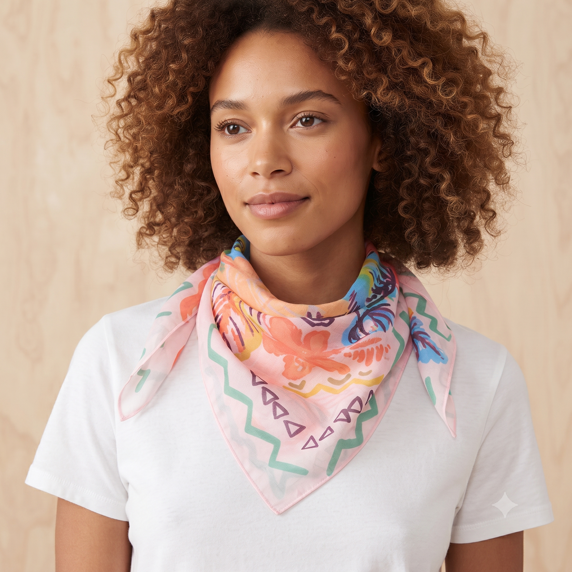 PRE-ORDER Tropical Cotton Scarf 68160