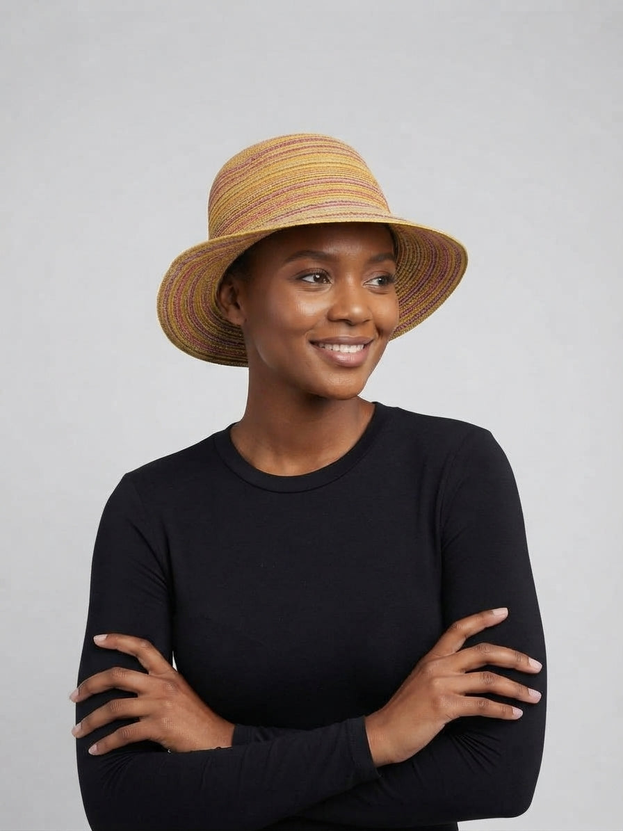 Soft Summer Beach Hat - 7237 Multi