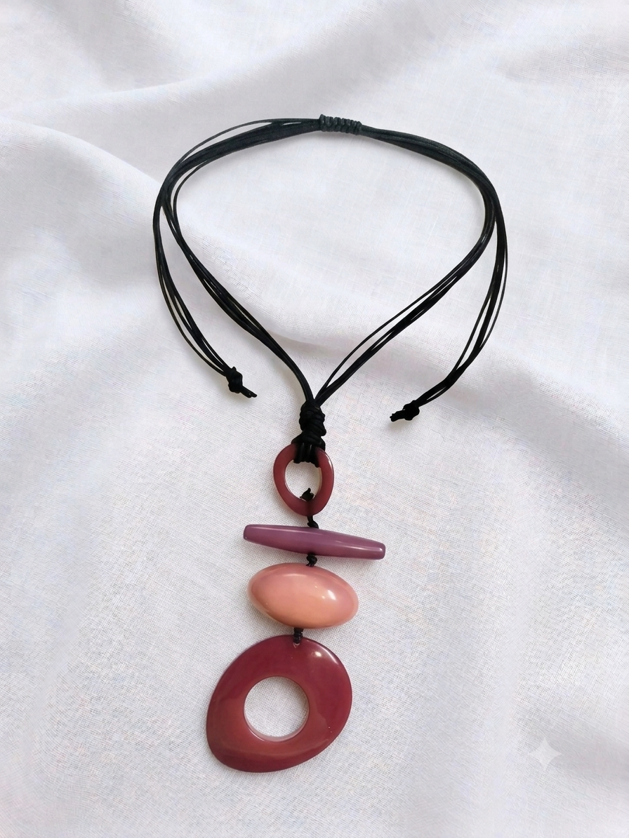Driftwood Inspired Shapes - Necklace 34758