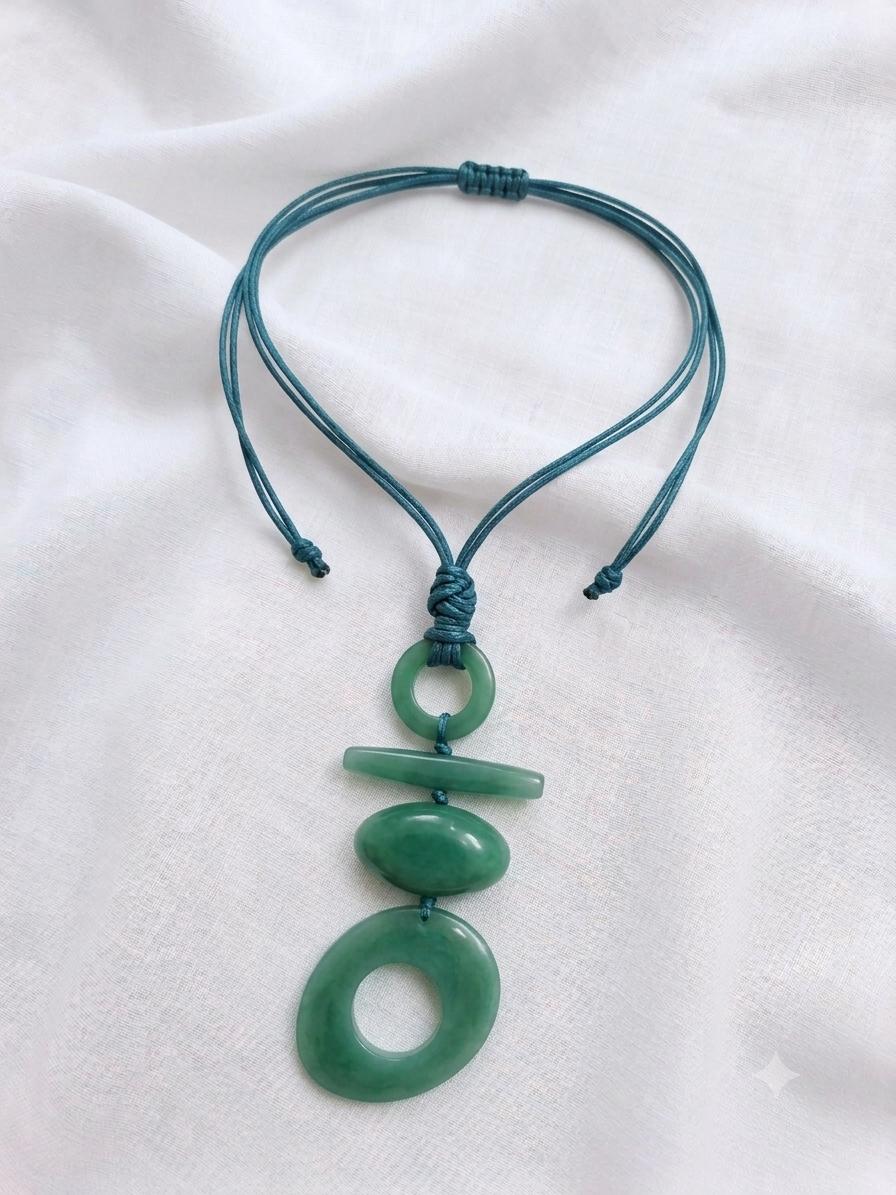 Driftwood Inspired Shapes - Necklace 34758