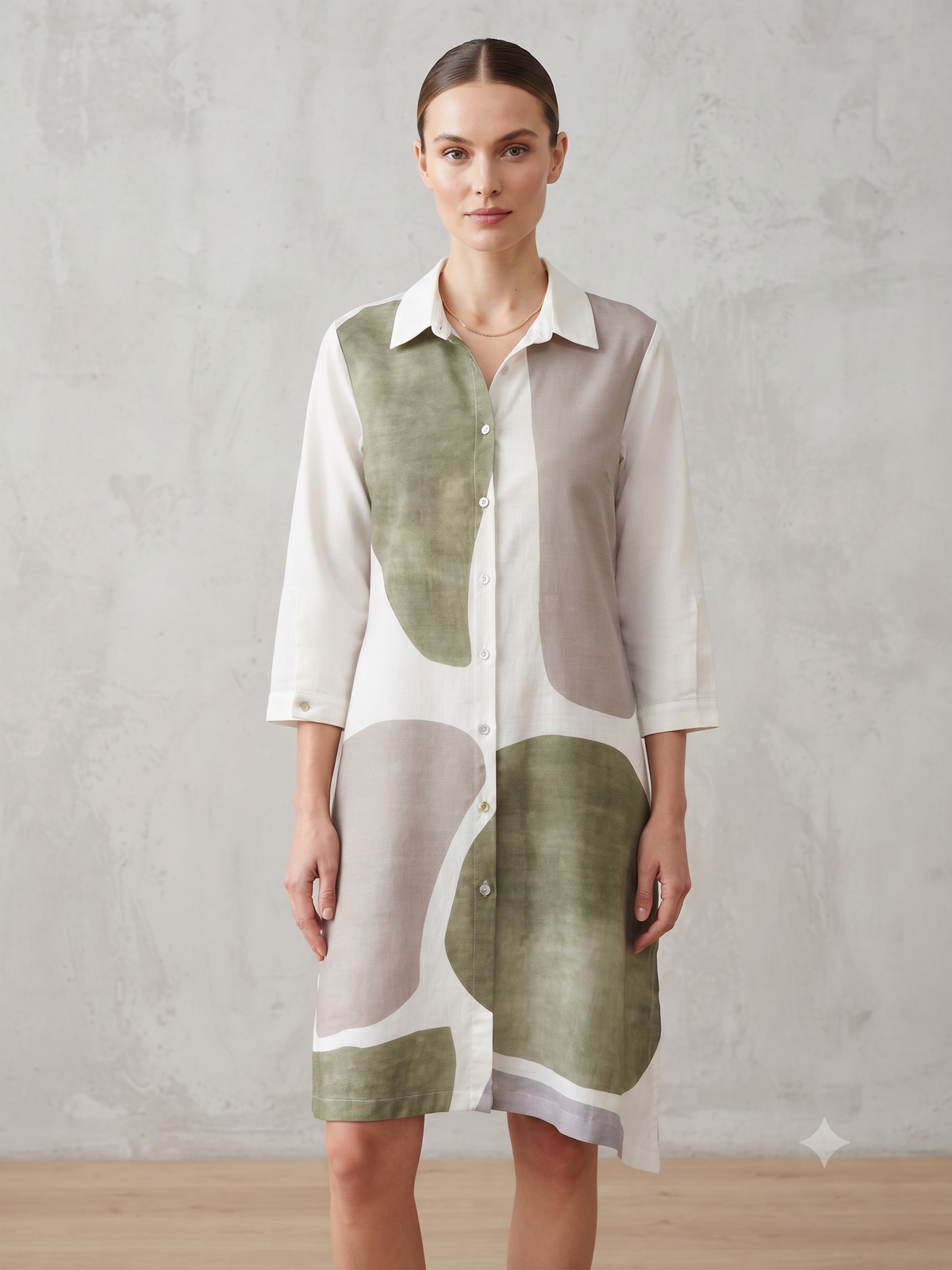 PRE-ORDER Green Tunic Shirt B-150