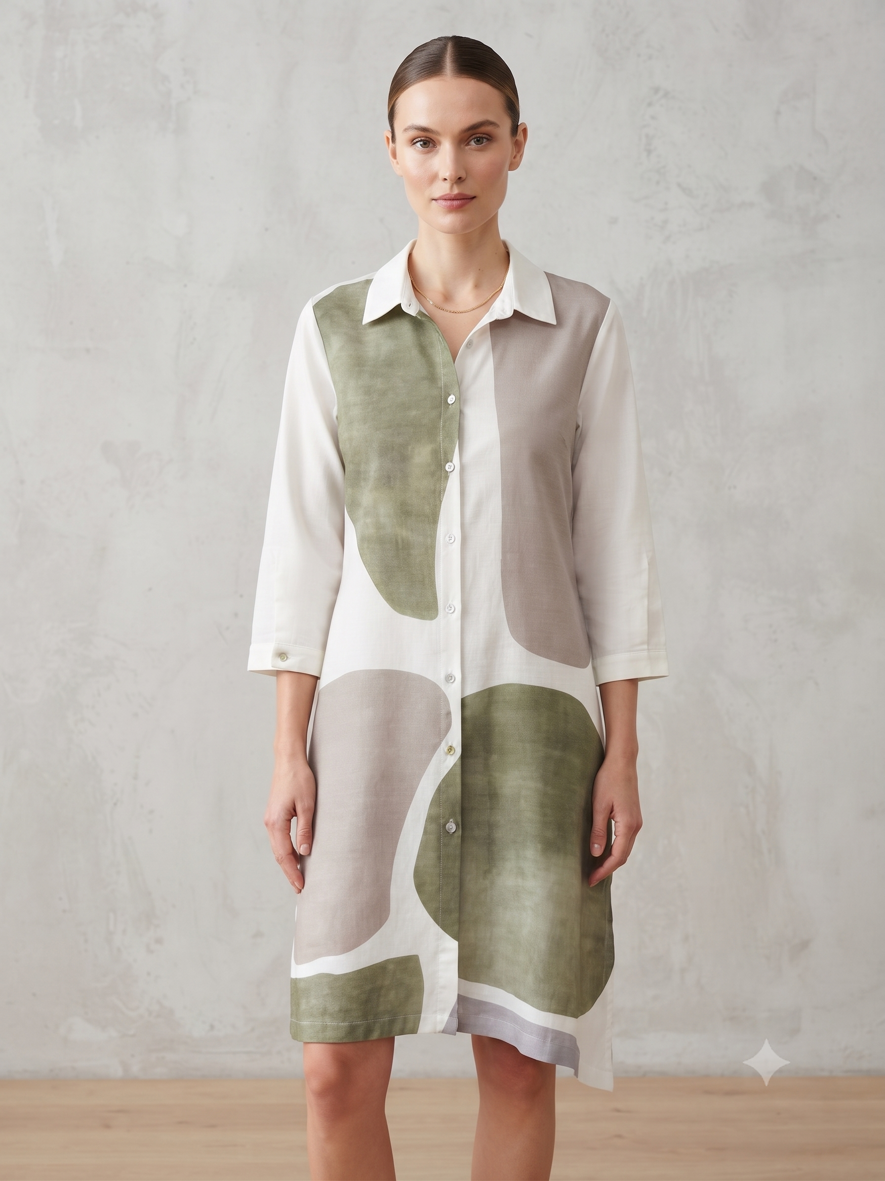 PRE-ORDER Green Tunic Shirt B-150