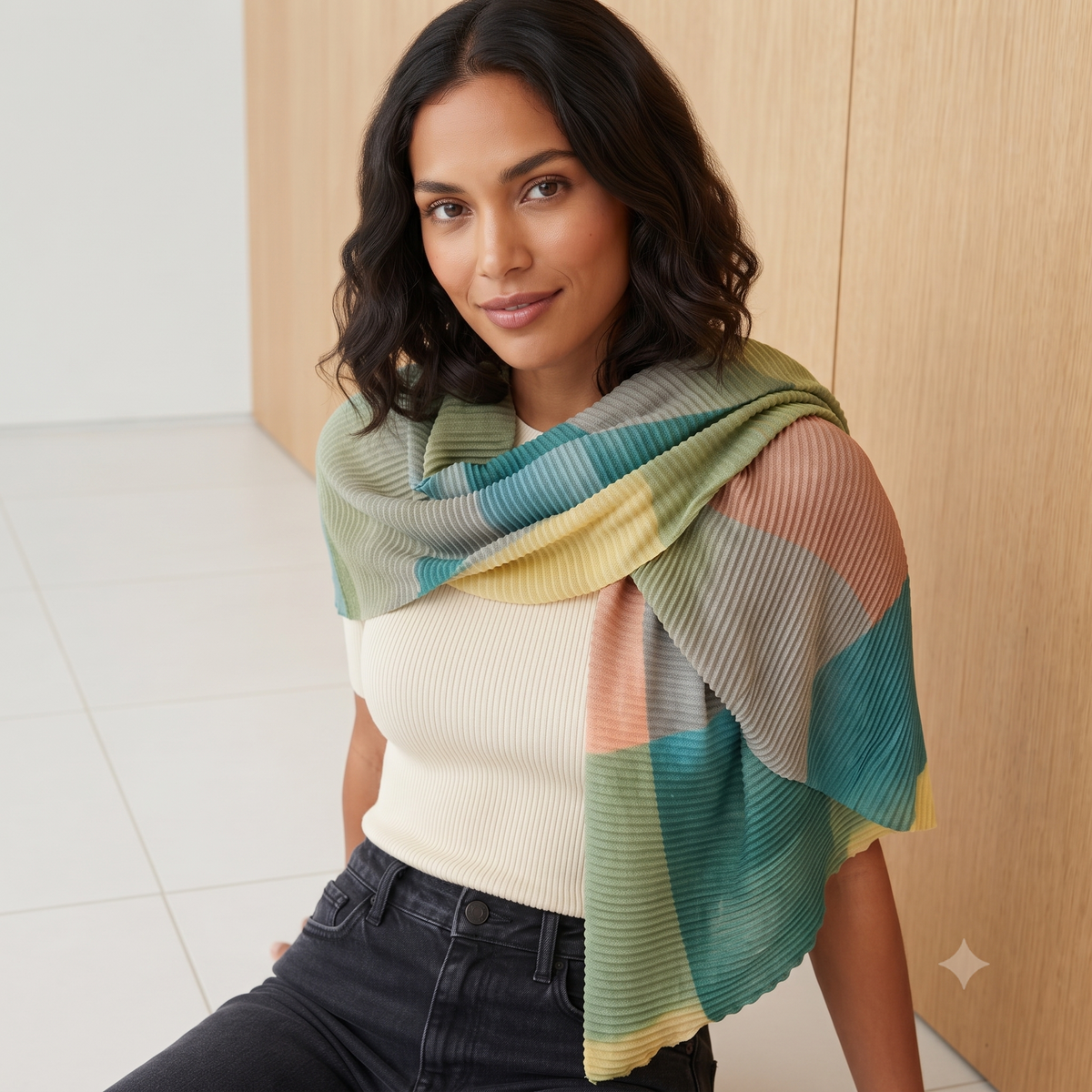 Crinkle Soft Touch Scarf - 332279