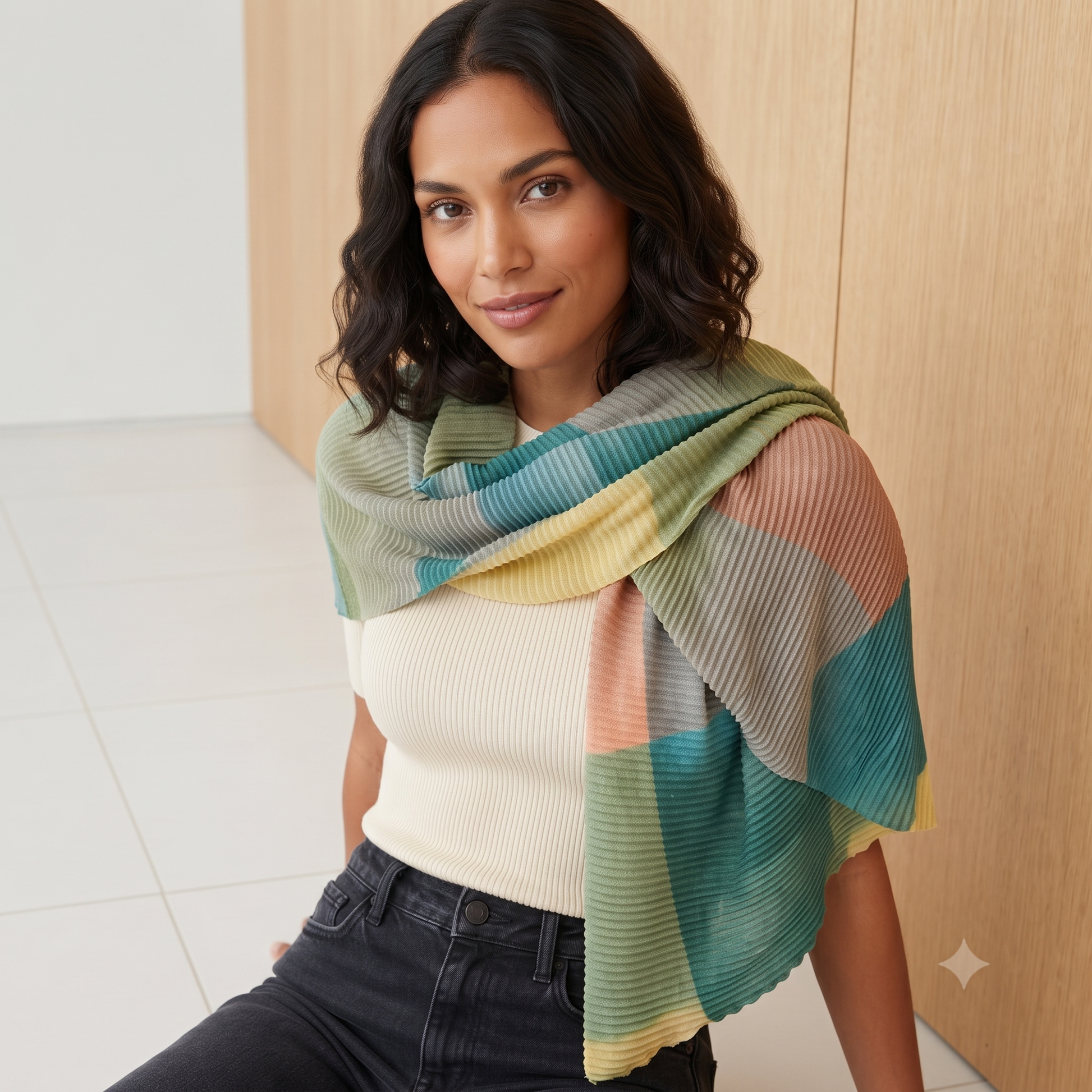 Crinkle Soft Touch Scarf - 332279