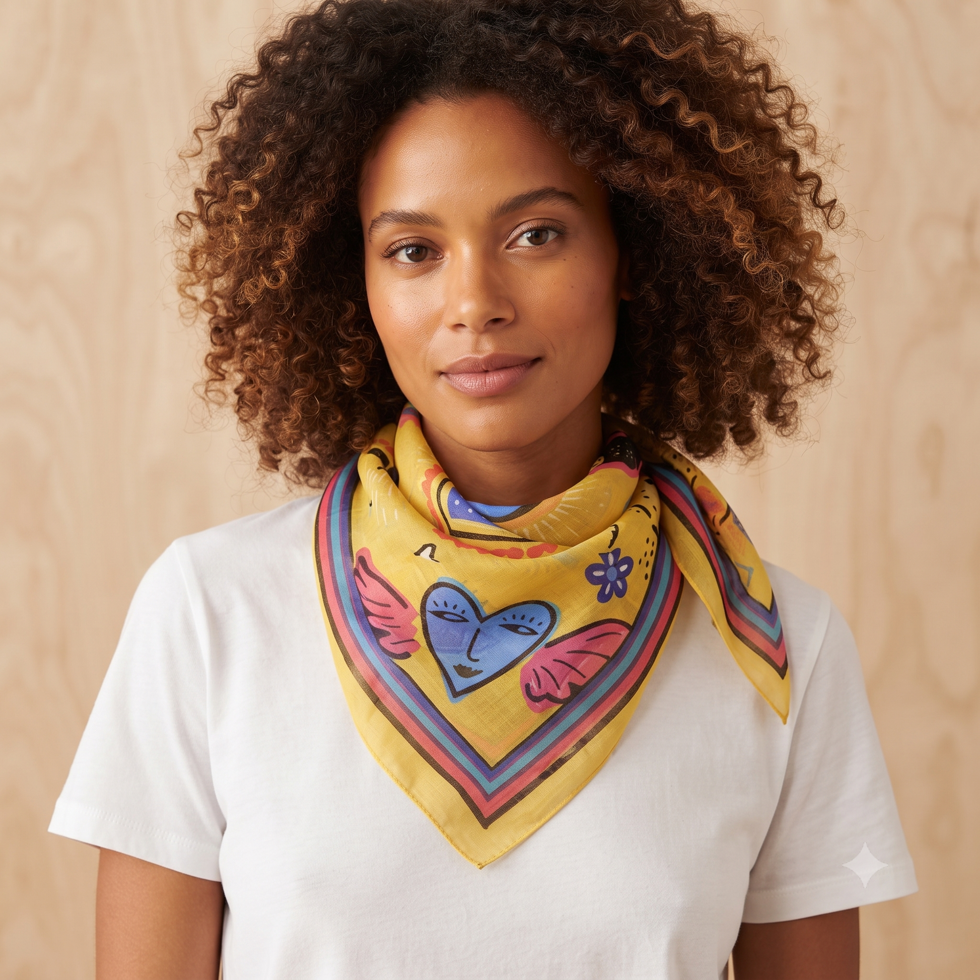 PRE-ORDER Happy Hearts Cotton Scarf 67372
