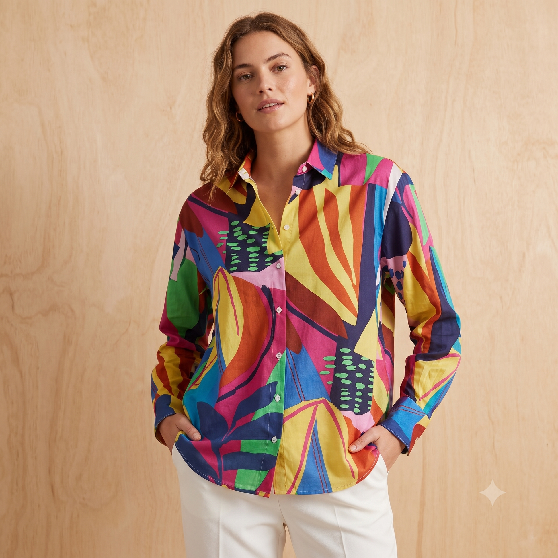Printed Cotton Shirt 67034