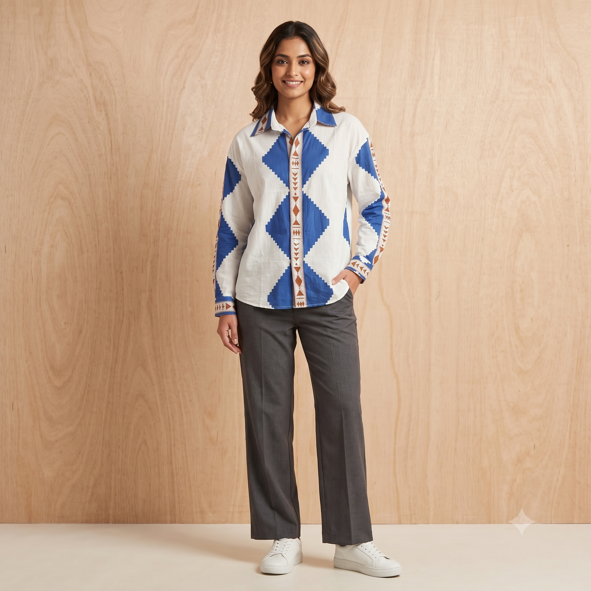 Buttoned Cotton Shirt 67035