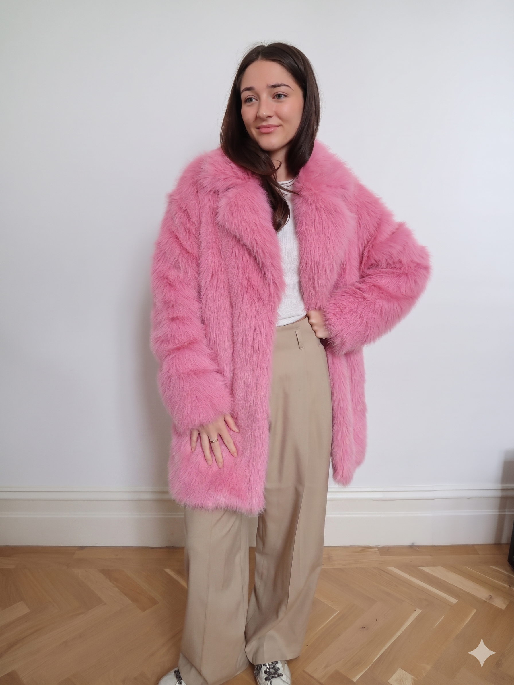 Faux Fur Long Coat KRE1176