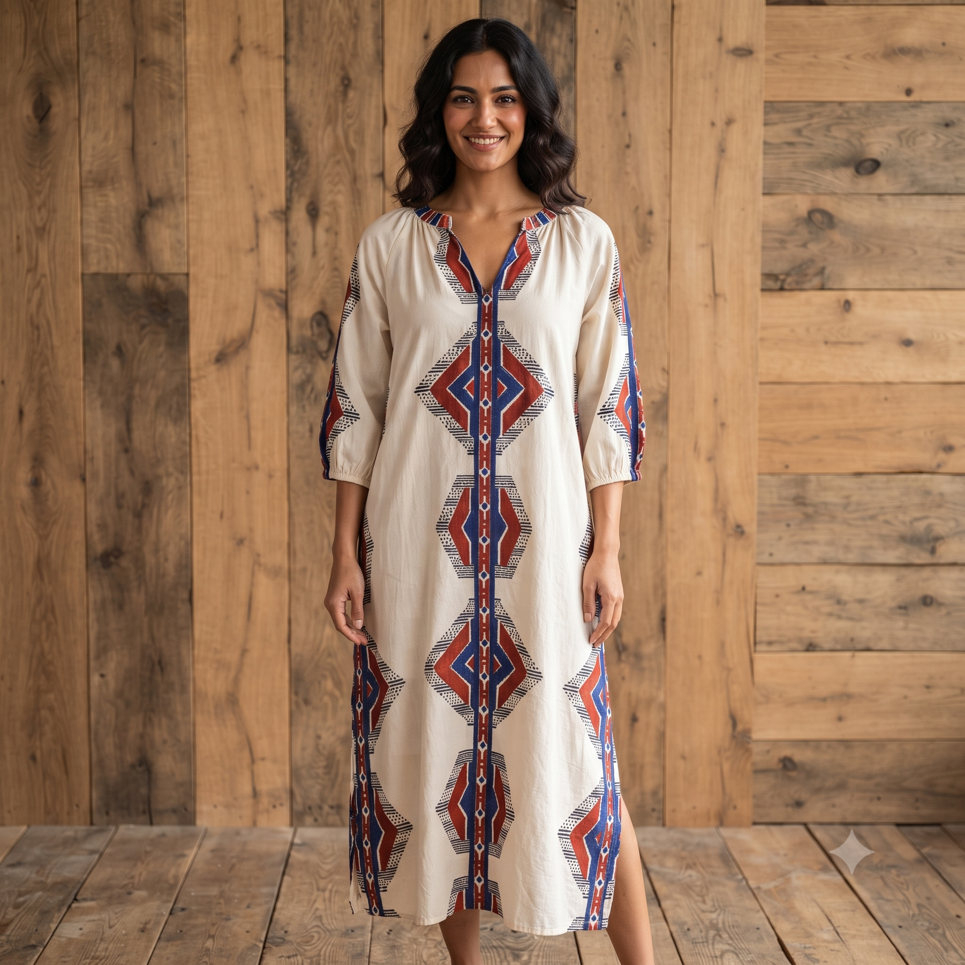 PRE-ORDER Inka Cotton Dress with Lining - 67972