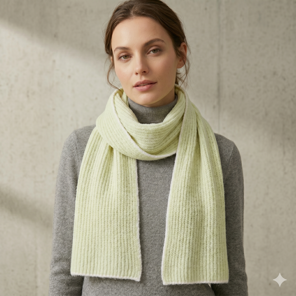 Narrow Thick Scarf 332744