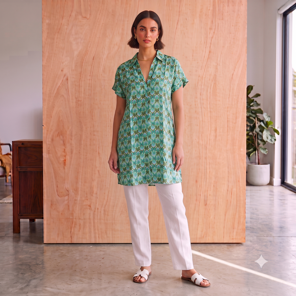 Little Green Dress Viscose 65871