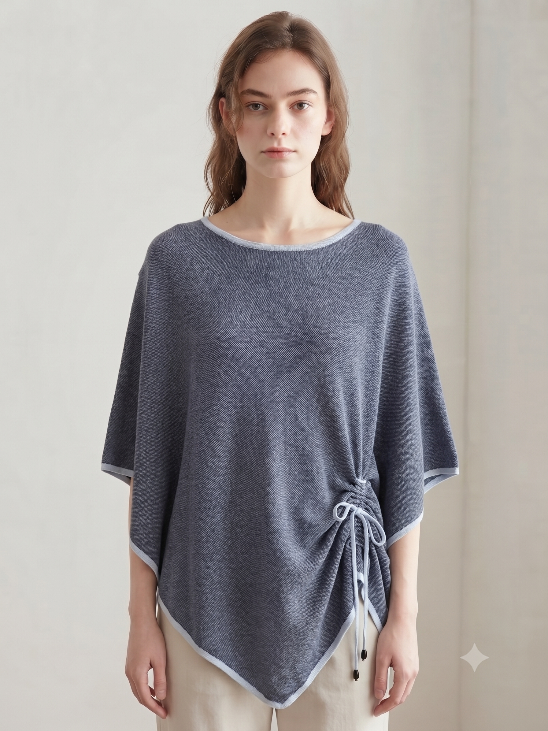 PRE-ORDER Knit Poncho B-119