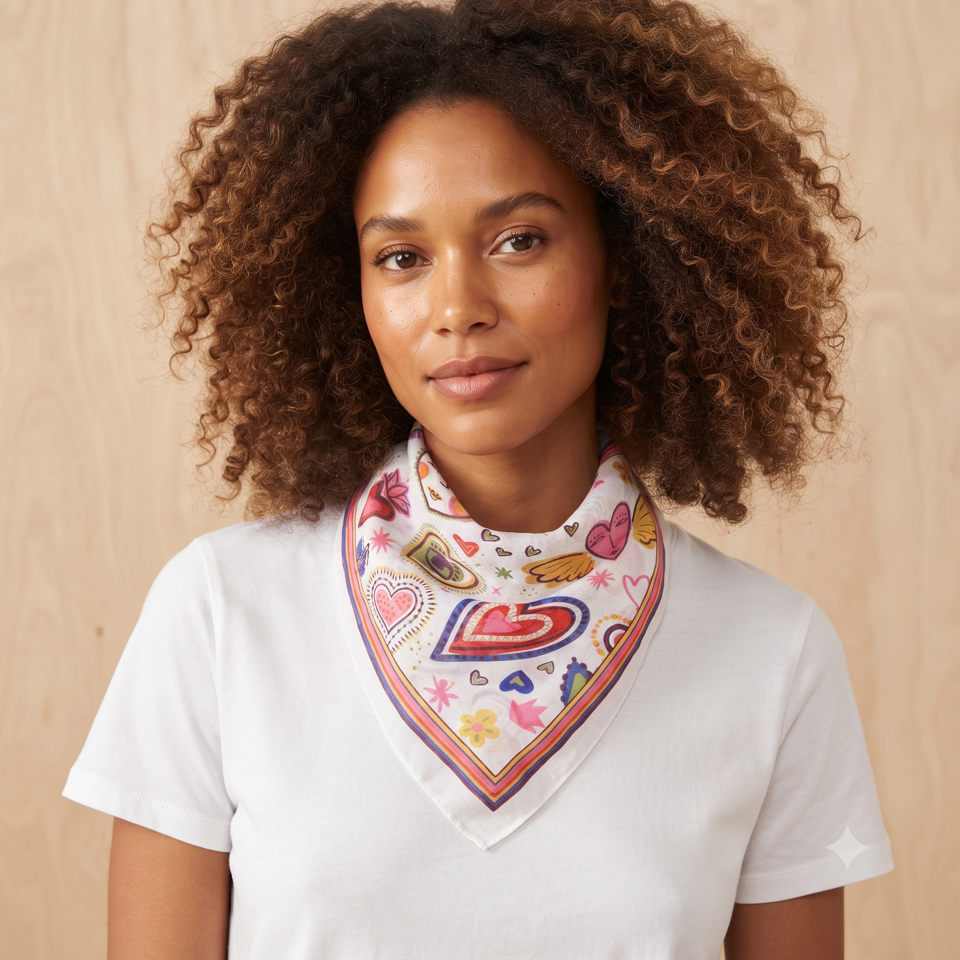 PRE-ORDER Happy Hearts Cotton Scarf 67372