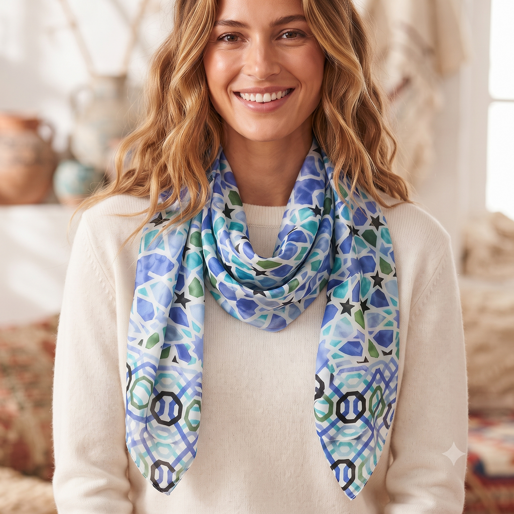 PRE-ORDER Pure Silk Scarf PS 1139/L COL 1