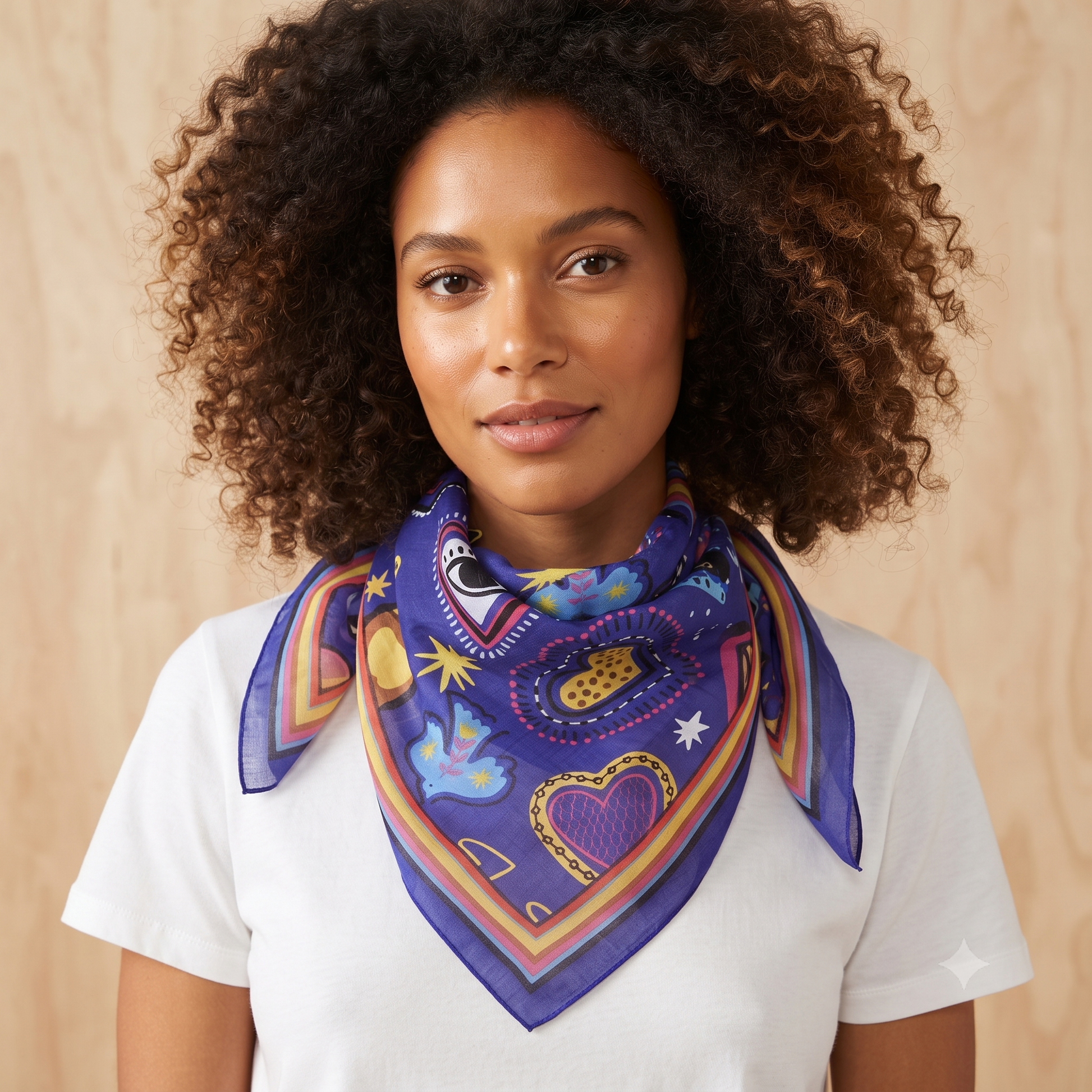 PRE-ORDER Happy Hearts Cotton Scarf 67372
