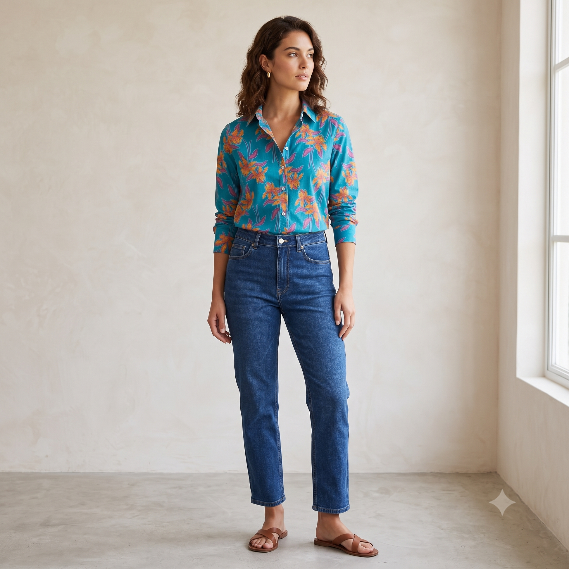 Palme Cotton Shirt - Vert Fonce - 65987